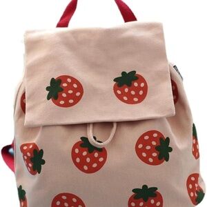 Strawberry Print Backpack 🍓